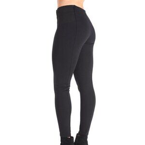 Leggsington Black Thea "Wonderpant" Ponte Leggings Size - Small